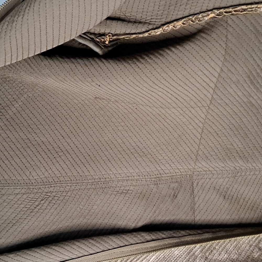 Vintage Wilsons Leather Metallic Brown Zip-Up Jacket - Picture 4 of 5